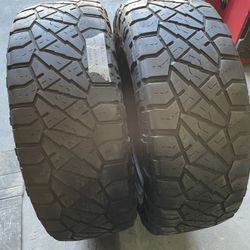 2 USED LT 27565R20 NITTO RIDGE GRAPPLER ALL TERRAIN tires for $130 installed and balanced. 27565R20 275 65 20 275 65 R 20 275/65/20 275/65/R20  Alignm