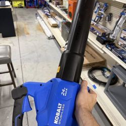 Kobalt 24-volt 500-CFM 120-MPH Battery Handheld Leaf Blower - no battery or charger