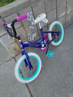 Girls 16 inch Huffy Glitter Bicycle