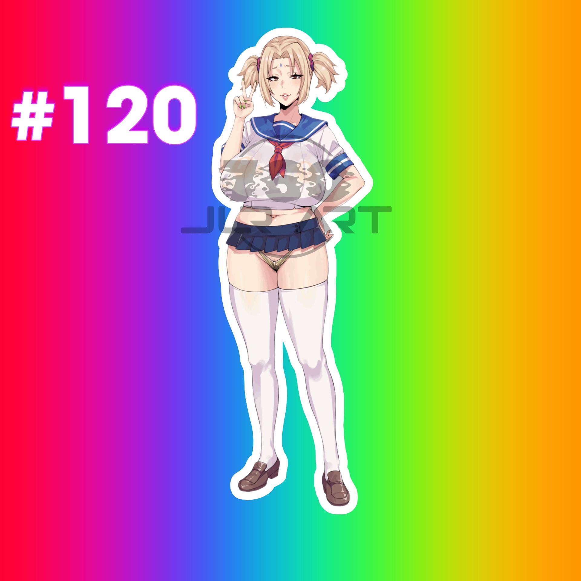 Hentai & Anime Stickers Naruto, Tsunade