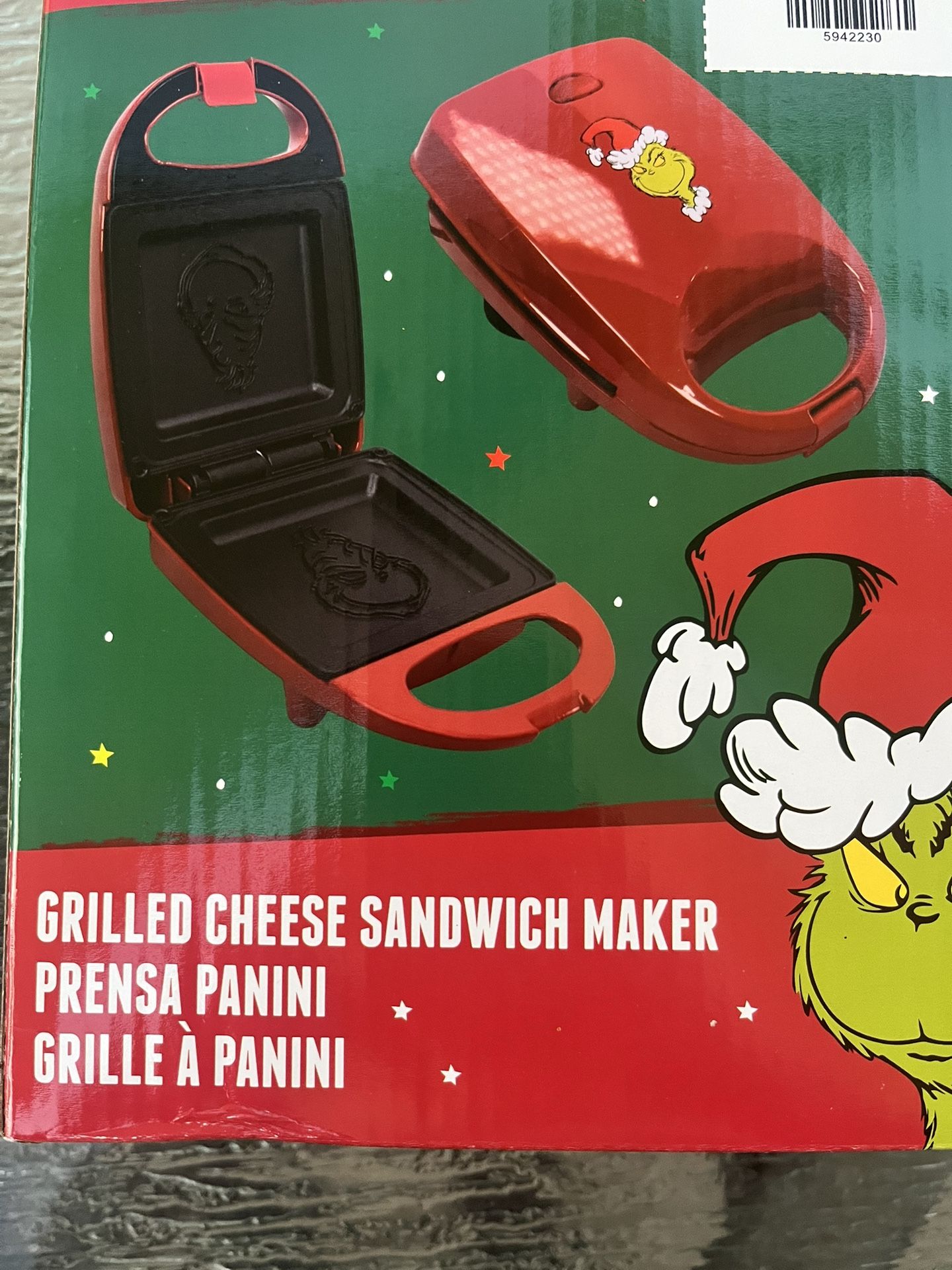 New The Grinch Grilled Cheese Sandwich Maker