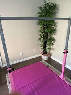 Kids Gymnastics bar, mat + chalk $70