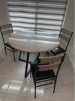 Dining table 4 chairs