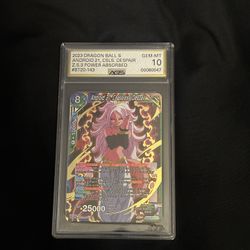 AGS GEM MINT 10 Dragon Ball Super BT20-143 Android 21 Power Absorbed 🔥