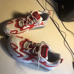 Nike Men's Air Max 200 White University Red Sneakers Shoes Size 13