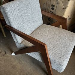 Gray Accent Chair 