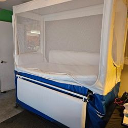 Pedicraft Canopy Enclosed Bed With Head Elevation Crank