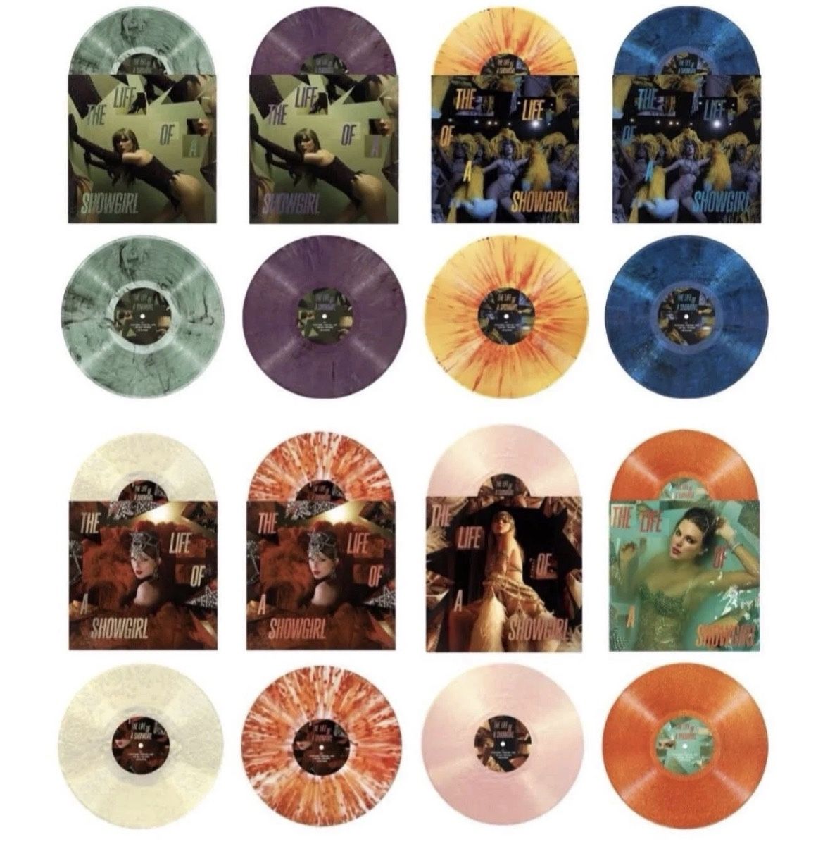 Taylor Swift Life Of A Showgirl Vinyls 