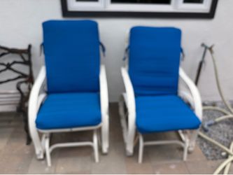 Rocking patio chairs