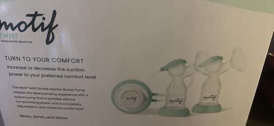 Motif Twist Double Electric Breast Pump – Open Box, Never Used