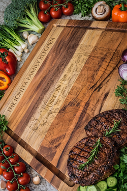Custom Engraved Wooden Cutting Board – Any Design, Ready in 24h 🔥