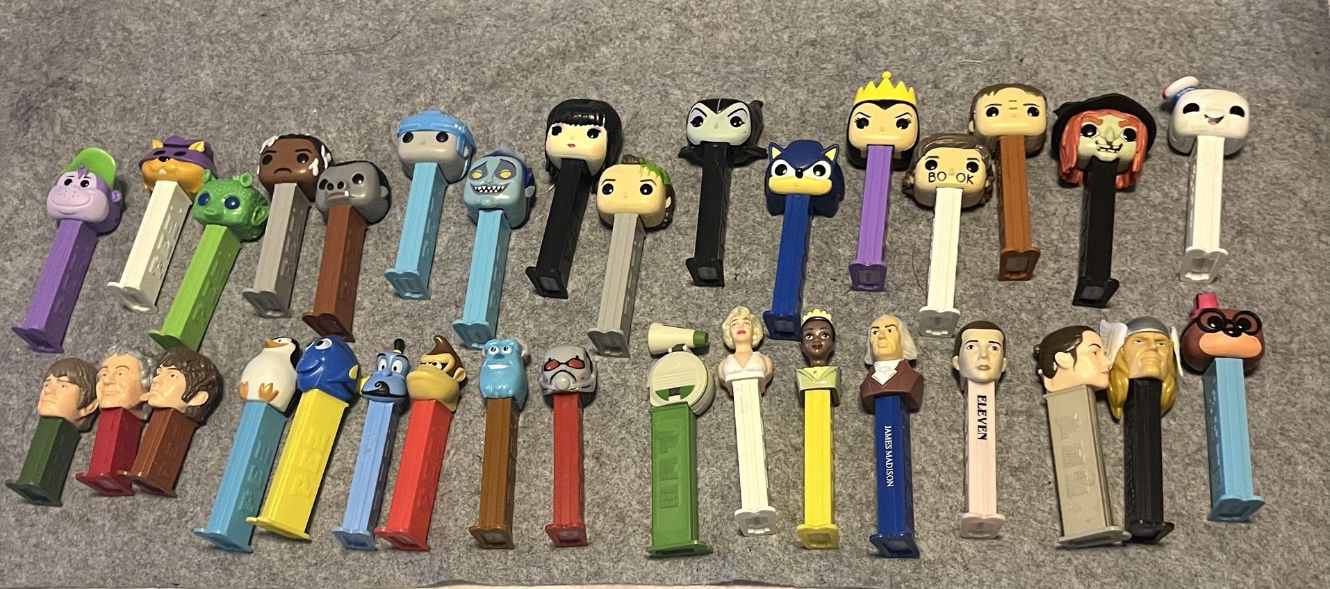 PEZ CANDY DISPENSERS