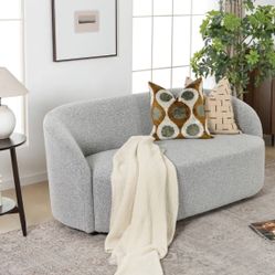 New Love Seat Couch / Cleaven 68" Wide Boucle Upholstered Loveseat Sofa