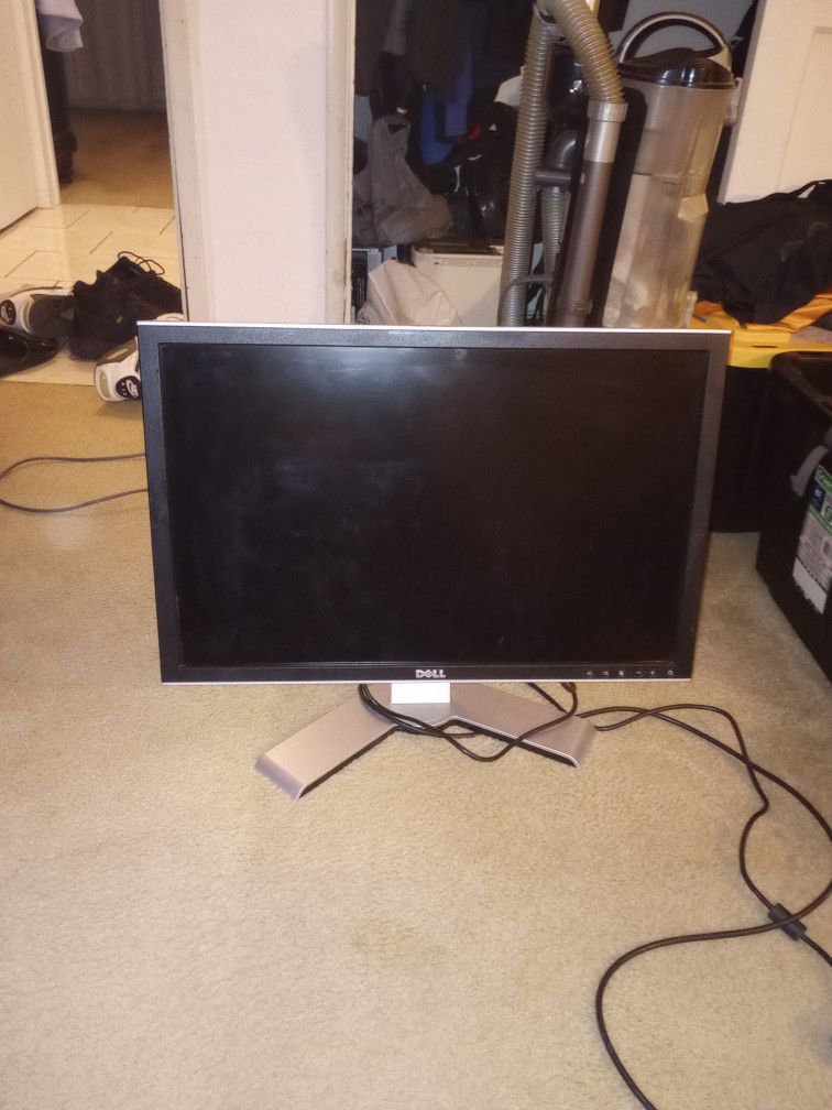 Dell Computer Monitor 20 1/2 Inches - 21 Inches Across Side To Side