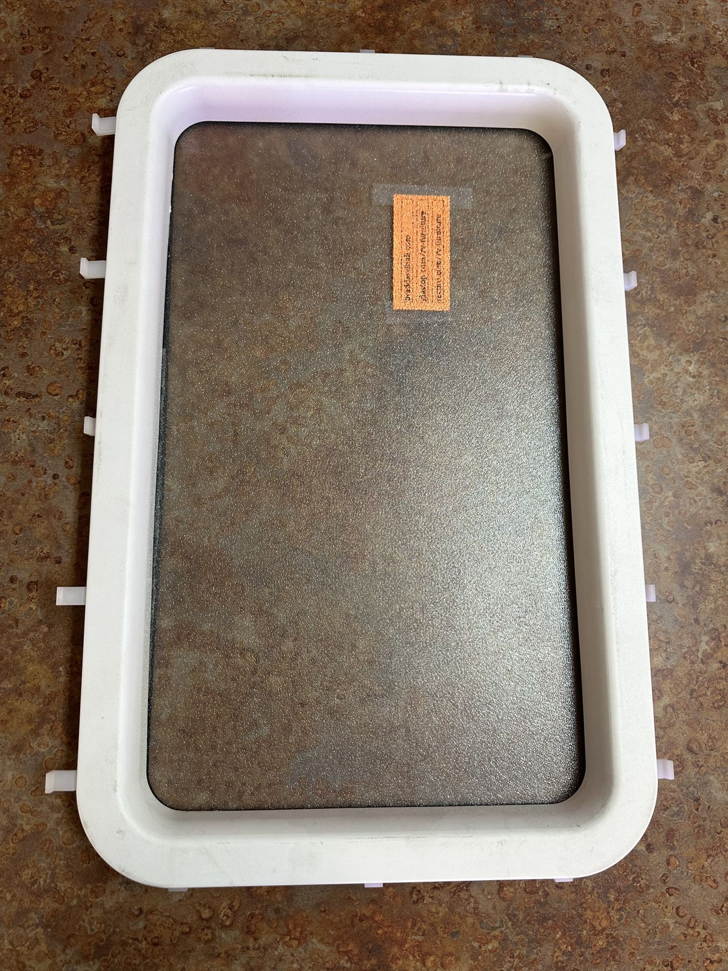 RV Entrance Door Window w/Frame