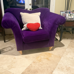 Accent Chair Set + Velvet Sofa– Modern Statement Pieces