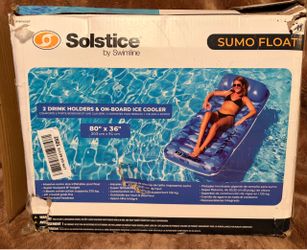 New Pool Float Mat w/Cup Holders