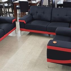 New 3 piece Sofa set - 2 colors