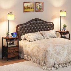 End Table with Floor Lamp,