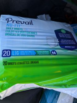 Diapers adult $10  LG and small.