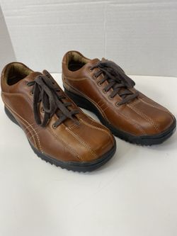 Skechers Men’s Size 10.5 Brown Leather Oxford Style Casual Shoes