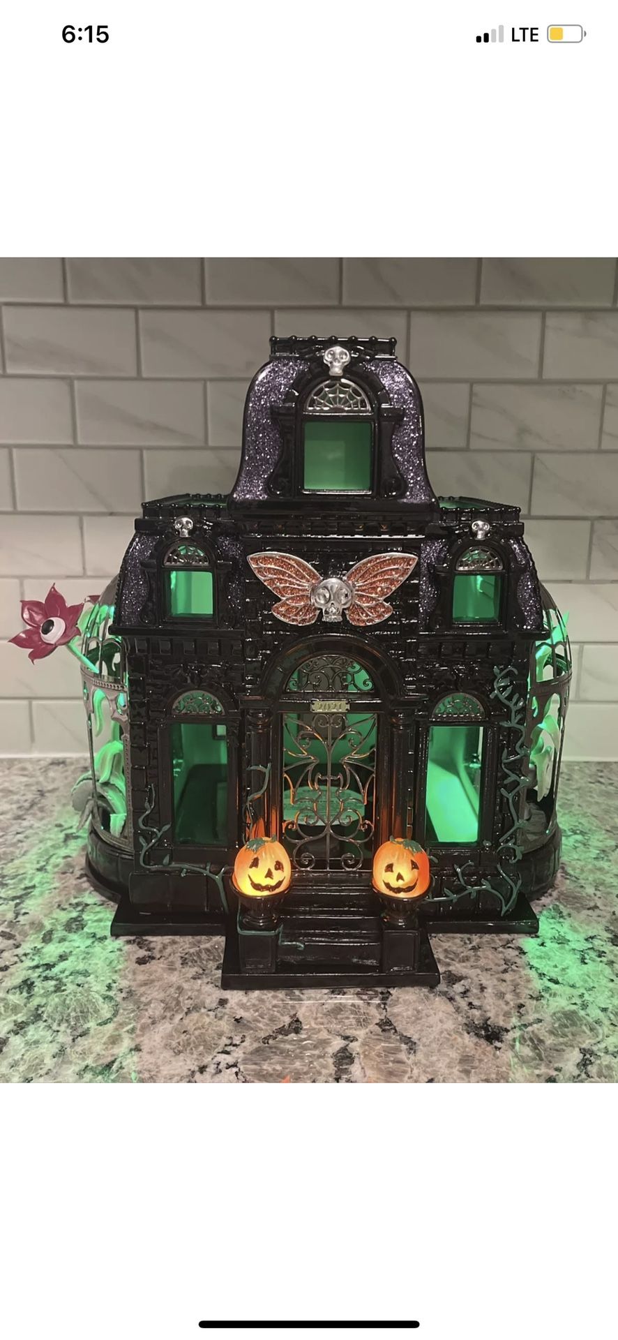 New Bath & Body Works Halloween 2021 Haunted House Luminary Candle Holder