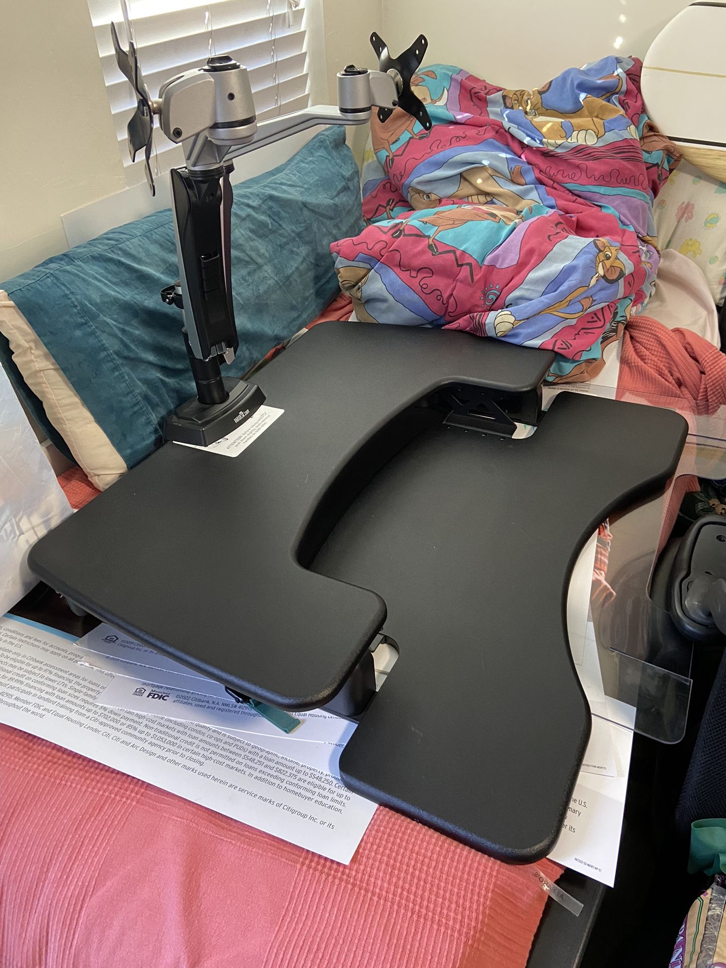 Standing Desk Varidesk ProPlus 360 With Dual Monitor Arms
