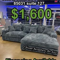 3pcs Teddy Bear Sectional Available In Grey , Black, Light Brown And More Colors Brand New / Take Your Favorite Color