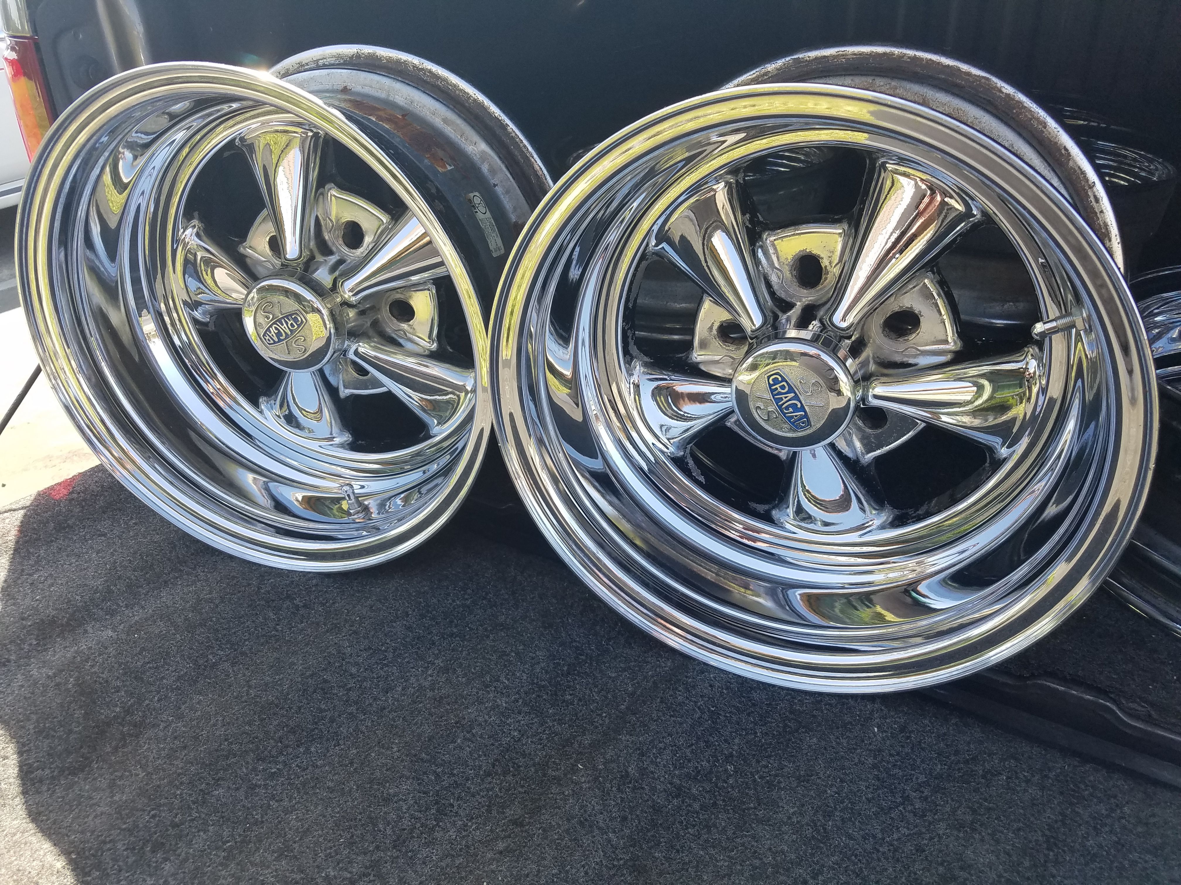 14x8 Cragar SS Wheels Only 2 wheels