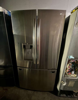 LG French Door Fridge – Stainless, Ice & Water, Bottom Freezer