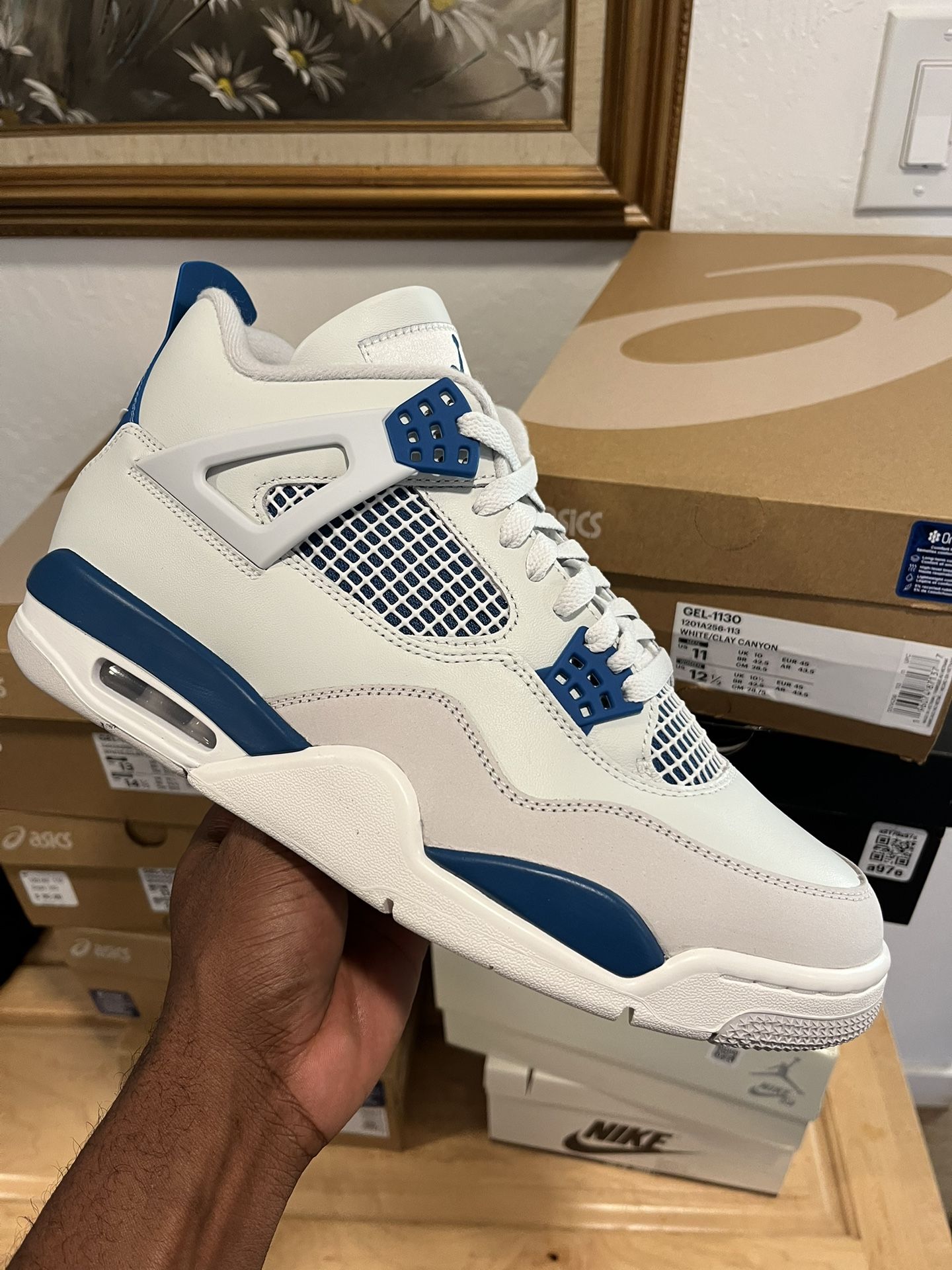 Jordan 4 Military Blue
