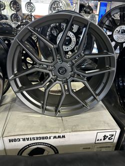 X12. FORGESTAR. GUN METAL. 24x10. 6x139