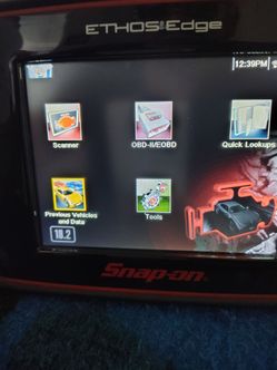 Snap on scanner etho's edge