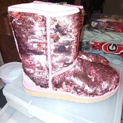 Women's Brand New Pink Bling UGG BOOTS 