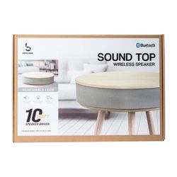BRAND NEW IN BOX – Bass Jaxx Sound Top Bluetooth Speaker Table – $40