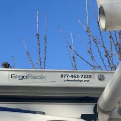 Ergo fold down ladder rack