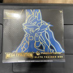 Pokemon TCG Mega Evolution Lucario Pokemon Center ETB