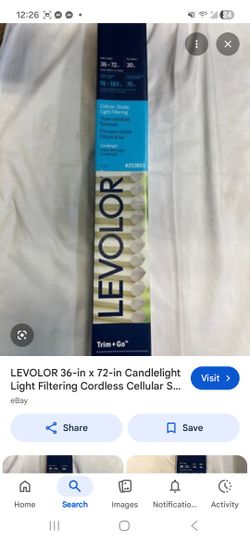 Levolor Cellular Shades/ Blinds 36x72