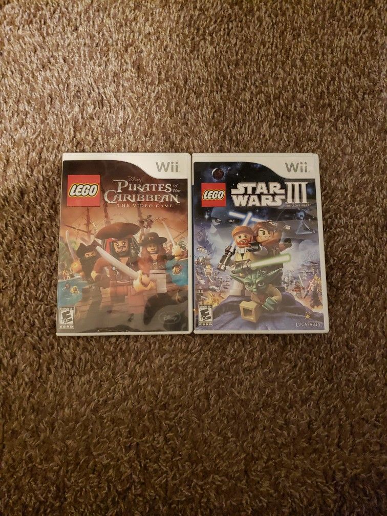 Lego pirates of caribbean & lego star wars the clone wars