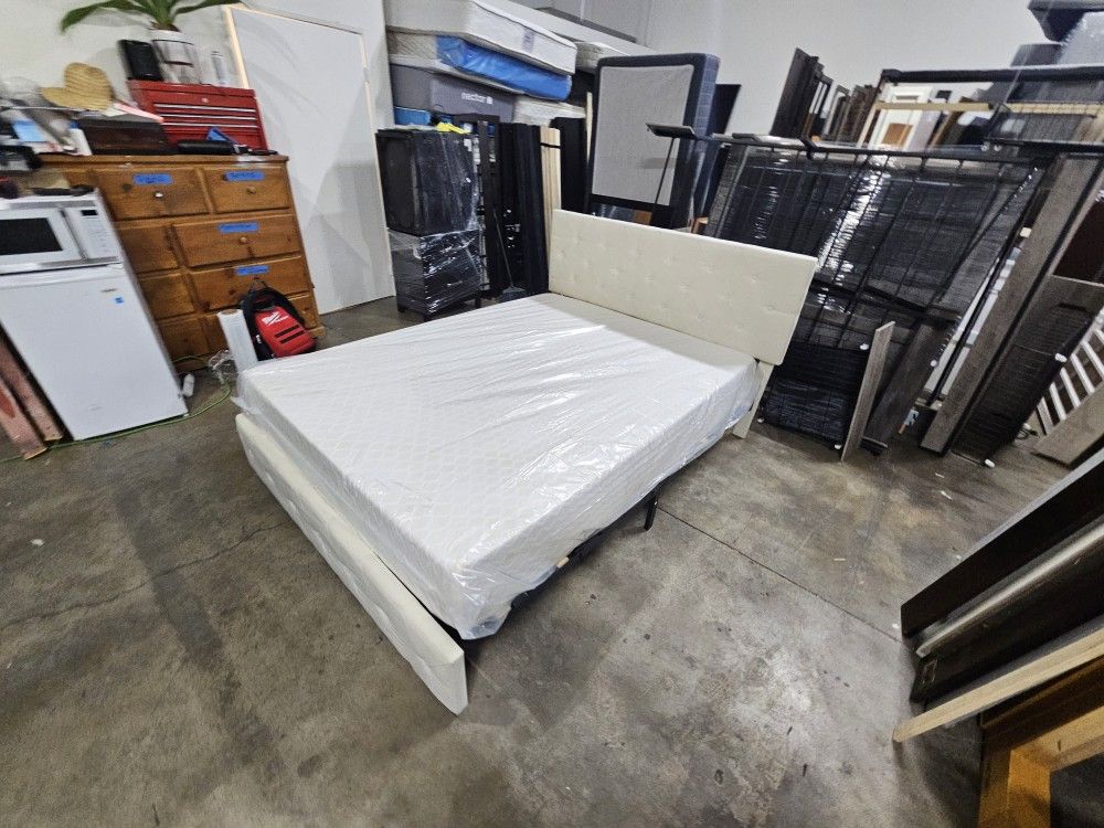 Queen Bed And Mattress
