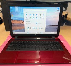 Laptop HP Notebook 15-f272wm 15.6", DVD,  Drive 128GB SSD, Intel Pentium, Ram 4GB, windows 11 Tested