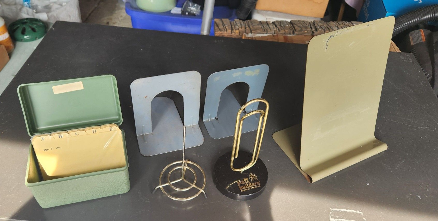 Vintage Misc. 6Pc Office Item Bundle