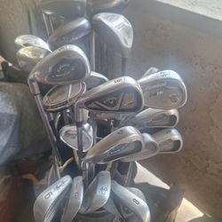 Giant Bag Of Left Handed Golf Clubs