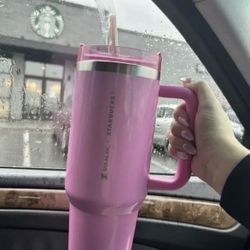 Stanley x Starbucks Exclusive 2024 Pink 40oz Tumbler NEW! In Hand! Quick Ship!