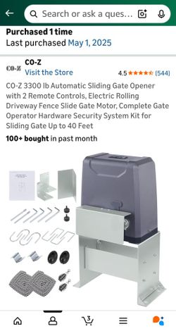 CO Z GATE OPENER 3500LB