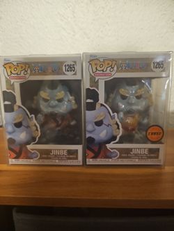 Funko Pop One Piece Jinbe #1265 Standard + Chase Bundle