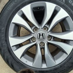 OEM Honda 16" Civic Or Accord Black Metal Machined