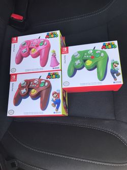 Super Mario Nintendo switch/game cube controllers