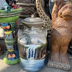 Clay Vase Decor Or For Plant 