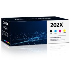 202X Toner Cartridge 4 Pack For Hp Color Laser jet Pro M281fdw